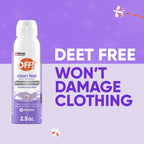 Off! Clean Feel Travel Size Insect Repellent Aerosol with 20% Picaridin - Bug Spray for Long-Lasting DEET-Free Protection from Mosquitoes, Fragrance-Free Pest Control for Ticks & Flies, 2.5 oz