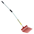Little Giant DuraFork Pitch Fork (Red) Durable Polycarbonate Stable Fork with Angled Tines w/Ergonomic Handle (Item No. PDFERED)