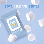TBH Kids Gentle Face Wipes – Daily Cleansing & Hydrating Wipes for Preteens & Teens – Soothing Chamomile & Calendula – Sulfate & Paraben-Free – 30 Count (Pack of 2)
