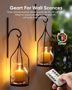 2"x 2" Rechargeable Flameless Votive Candles with Remote Timer, 6 Pack