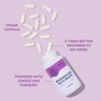 VIMERGY Magnesium Glycinate – Stress Support – Chelated to Avoid Tummy Upset*– Promotes Heart Health & Energy*– Kosher, Vegan Gluten-Free – 60 Caps