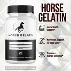 (2 Pack) Horse Gelatin Capsules,Official HorseGelatin Pills for Men with All Natural Ingredients,Maximum Strength Supplement with Premium Vitamins Supporting Optimal Wellness and Health (120 Capsules)