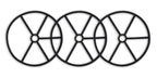 AppliaFit 3-Pack Diverter Spider Gasket Compatible with Pentair 271148 for Select Top Mount and Side Mount Multiport Valves (3-Pack)