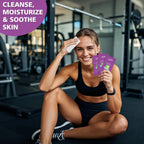 300 Pack Body Wipes Individually Wrapped(8" x 9.5"),Shower Wipes for Adults Bathing No Rinse,Personal Cleansing Wipes for Travel Gym,Bulk Deodorant for Homeless
