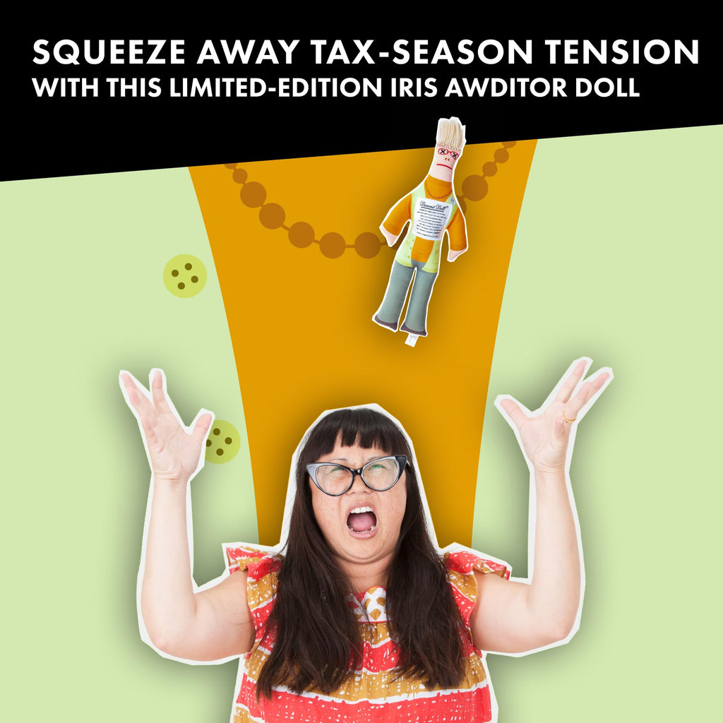 Dammit Doll - Limited Edition - Dammit Iris Awditor Doll - Stress Relief, Gag Gift