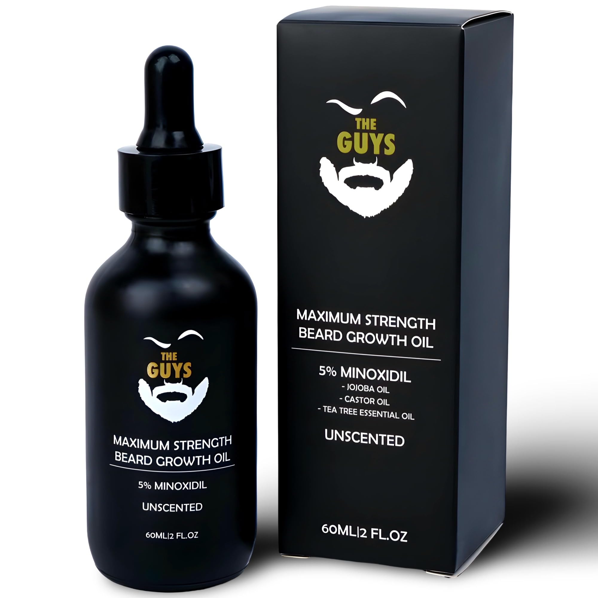 The Beard Guys 5% Minoxidil Beard Growth Oil, 2 Ounce