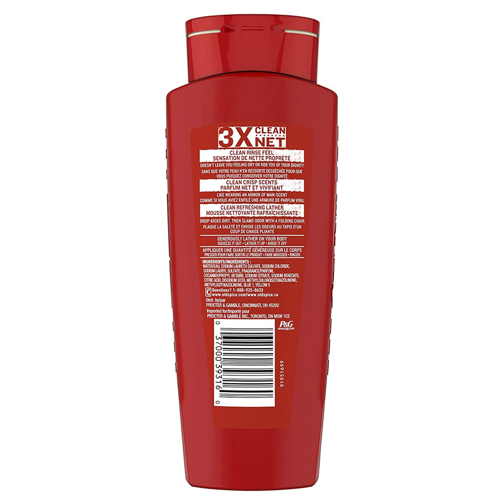 Old Spice High Endurance Body Wash for Men, Pure Sport Scent, 18 FL OZ (532 mL)