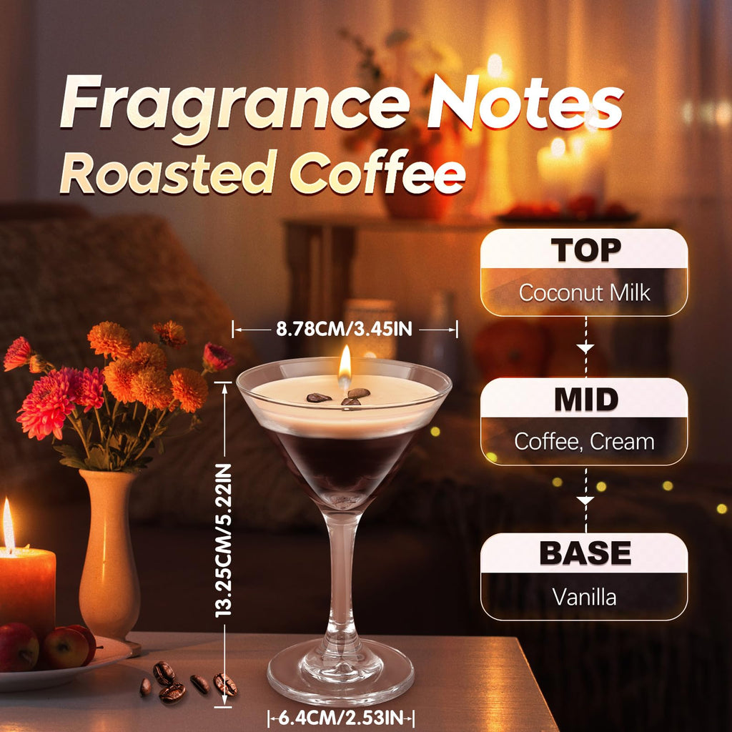 Espresso Martini Candle, Espresso Martini Gifts, Coffee Scented Candle