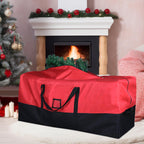 Bstge Christmas Tree Storage Bag, 7.5 ft, 600D Oxford, Red Black