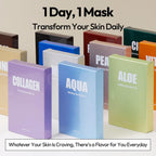 LAPCOS Red Wine Sheet Mask, Daily Face Mask to Restore and Soften Skin, Korean Beauty Favorite, 5-Pack