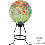 Sunnydaze 10" Glass Gazing Ball for Garden, Globe for Outdoor Display