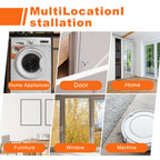 Brown Rubber Weather Stripping Door Seal Strip, D Shape Door Weather Seal Strip, Self-Adhesive Soundproofing Frame Insulation Tape for Doors Frame/Window Seal,Blocks Cold Drafts Noise