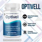 (3 Pack) Optivell Eye Capsules, Official Optivell Eye Vitamin Pills with All Natural Ingredients, Advanced Vision Formula Supplement Pills Supporting Ocular Health & Wellness Naturally (180 Capsules)