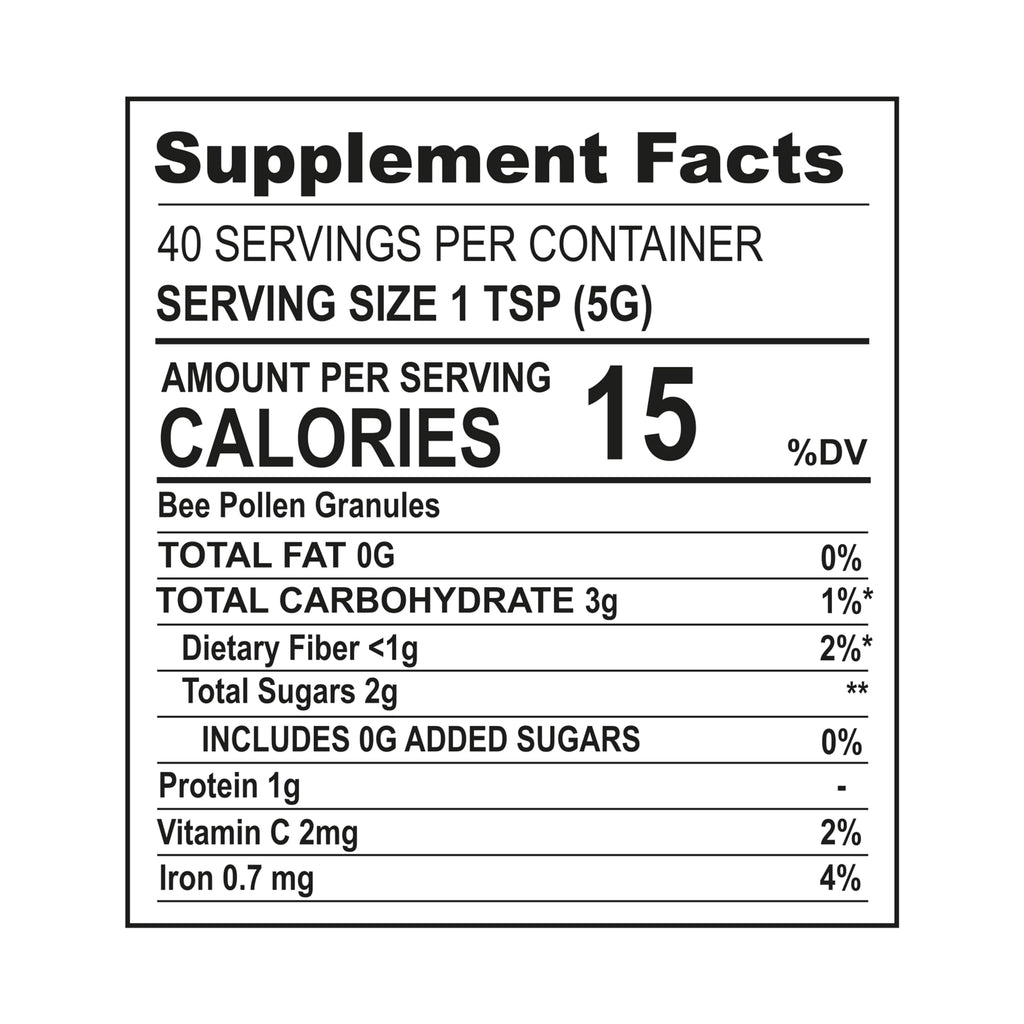 ottoman organic Bee Pollen 200g (7 oz) | USDA Organic