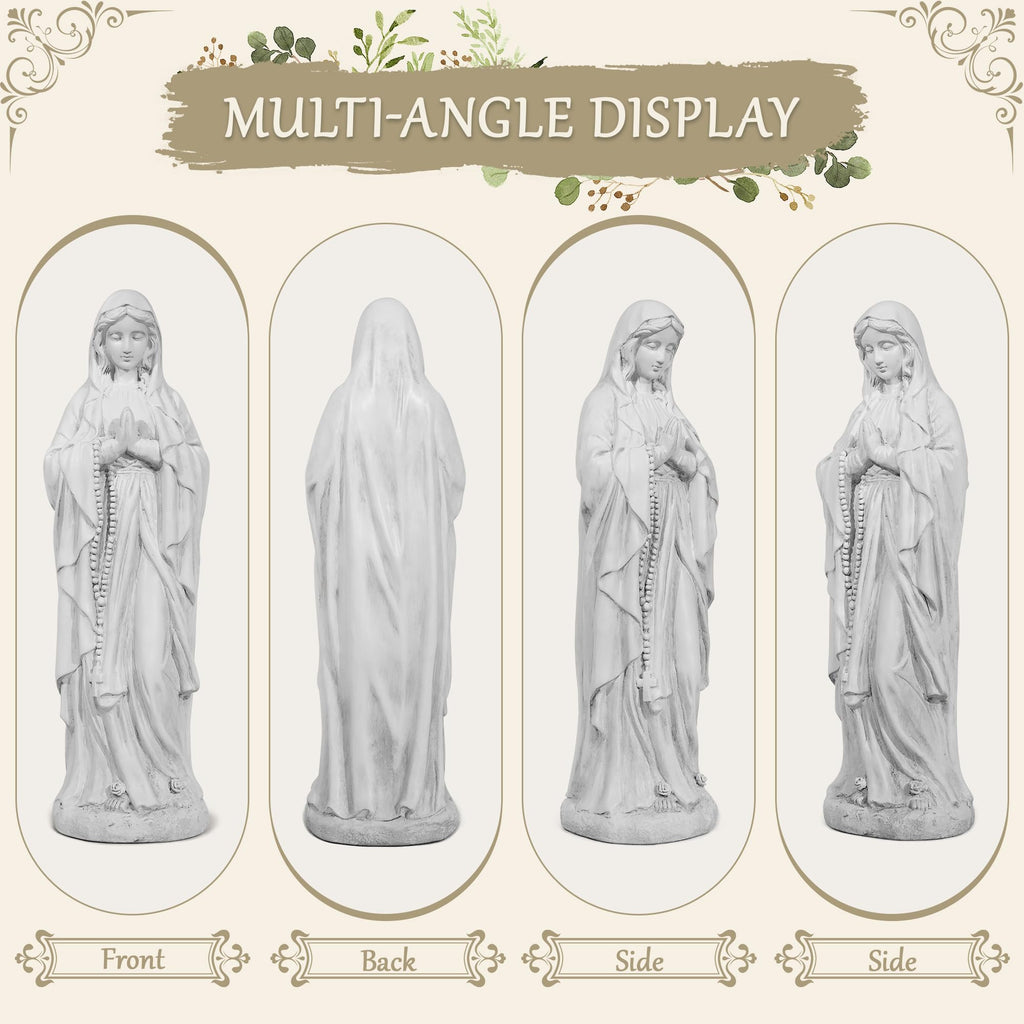 BETISEF Virgin Mary Praying Statue, Outdoor 30 Inch Tall Large Religious Garden Statue, Blessed Mother Outdoor Statue, Virgen De Guadalupe Statues for Yard, Patio, Home Decor