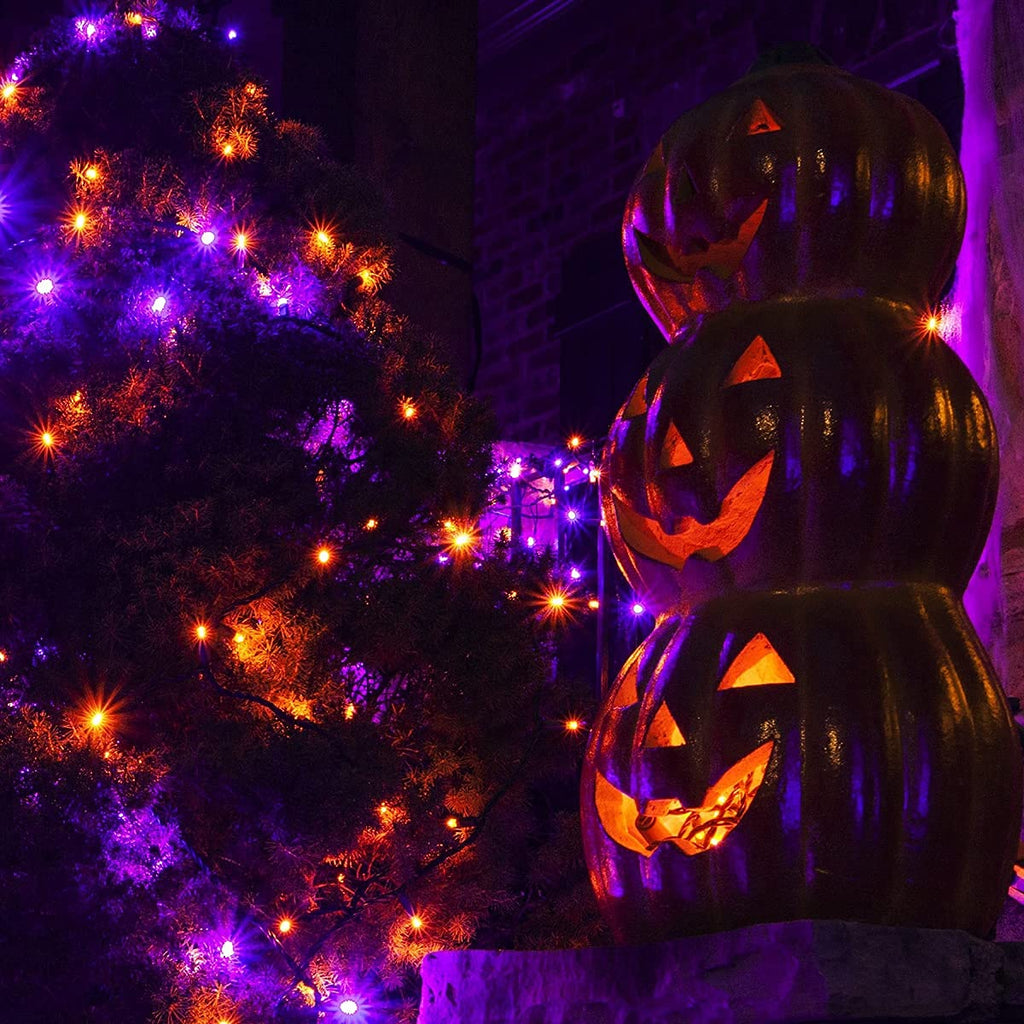 kemooie 500 LED Halloween Lights Outdoor, 164 FT Fairy Lights with 8 Modes