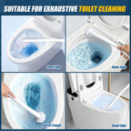 100PC Toilet Bowl Wand Refills, Replacement Heads for Bathroom Washroom Cleaning Pads, Disposable Toilet Brush Refills Compatible with Household Brushes Scrubbers Cleaning Refill Pads Local Stock