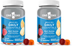 ONE A DAY Men’s 50+ Daily Essentials Multivitamin Gummies, Multivitamin for Men Over 50, Fruit Medley Flavor, 120 Gummies,(Pack of 2)