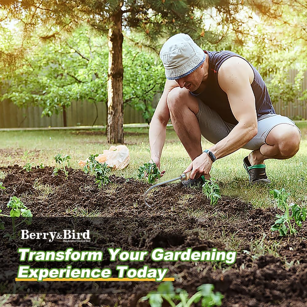 Berry&Bird Weed Puller, Crack Weeder Cultivator Garden Hand Tool