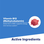 Superior Source No Shot Methylcobalamin B-12 10000 mcg - Vitamin B-12 to Support Energy Production, Brain Health & Overall Wellness - Sublingual Tablets for Quick Absorption - 30 Dissolving Tablets
