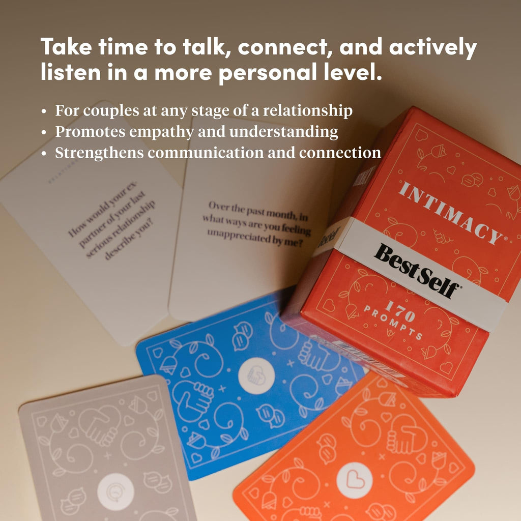 BestSelf Intimacy Deck – 170 Conversation Cards for Couples