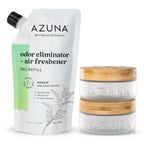 Azuna Home Odor Eliminator for Strong Odor | 2 Room Kit | Natural Scent