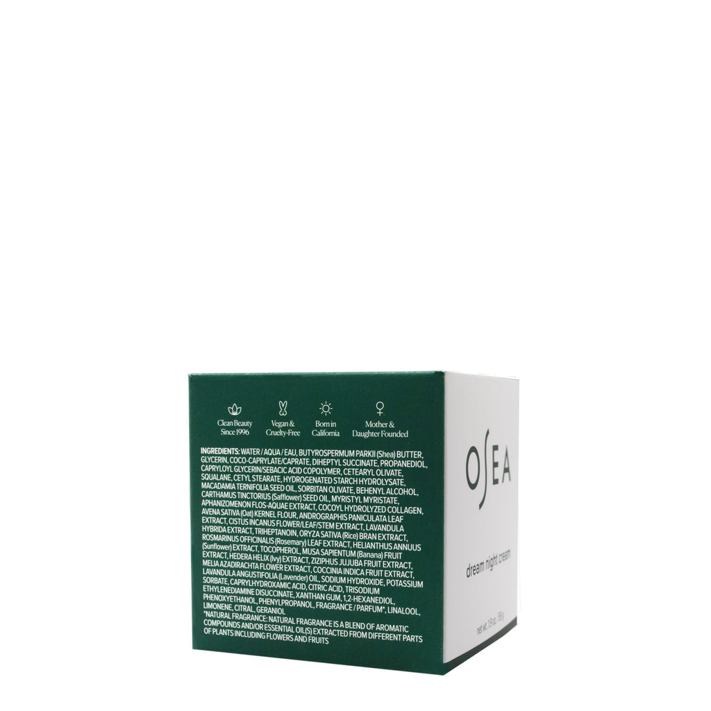 OSEA Dream Night Cream with Bio-Retinol - Anti-Aging Hydrating Face Cream with Algae-Derived Bio Retinol - Plumps, Firms, & Smooths Line and Wrinkles