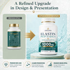 Ainlong Elastin Peptides 1000mg, Marine Elastin Peptide Skin Tightening Formula, 60 Count (1)
