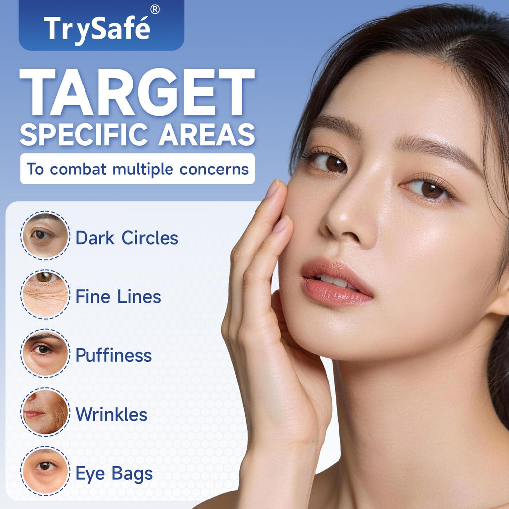 4 pairs PDRN & Calcium Micro Eye Patches, Under Eye Patches for Puffy eyes, Dark Circles & Wrinkle | Hyaluronic Acid, Kojic Acid, Collagen, Peptides, Vitamin C, Niacinamide - Korean Popular Eye Care