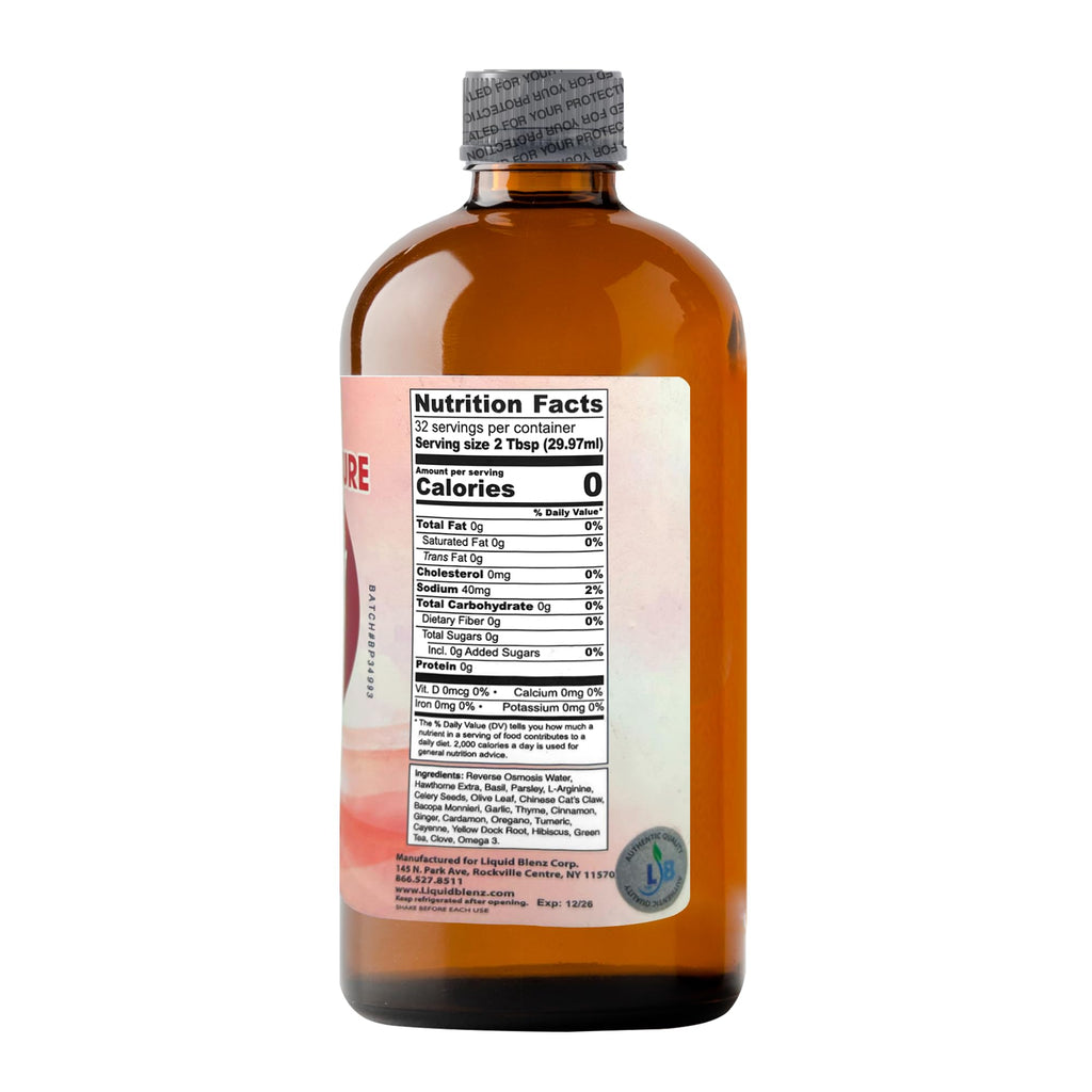 Liquid Blenz Blood Pressure Bully | Herbal Supplement for Healthy Blood Pressure & Circulation Support | 16 fl oz