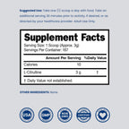 L Citrulline Powder Supplements (3g) Support L Arginine & Nitric Oxide Booster Powder - L-Citruline Supplements For Men & Women - Stamina , Endurance , Performance for Workouts - Vegan & USA Made