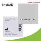 Cerushield Disk v2.0 098-0445, Wax Guards Filters Replacements, Accessories compatible with Phonak Hearing Aid Audeo Marvel, Paradise, Lumity Hearing Aid only using SDS 4.0 receiver-4 packs/32 Filters