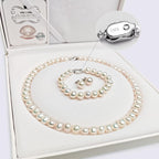 VIKI LYNN Freshwater Cultured Pearl Necklace Set Includes Stunning Bracelet and Stud Earrings Jewelry for Women