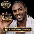 Body Butter for Men - Shea and Cologne Scented Body Cream for all Skin Types