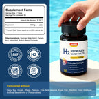 Nuism Hydrogen Water Tablets with Magnesium,Hydrogen Tablets for Drinking Water,Antioxidant and Cellular Health Support, H2 Molecular Tabs,90 Tablets