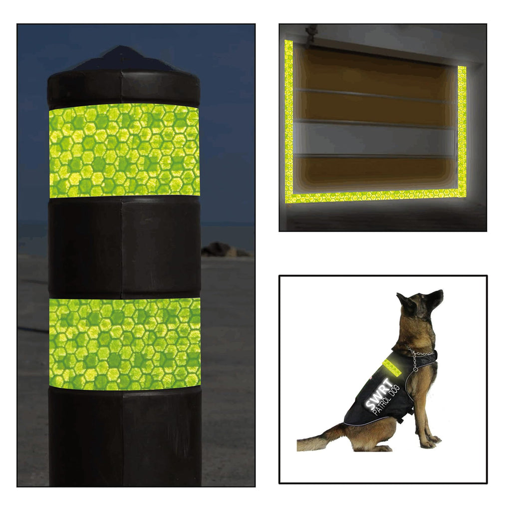 SWRT Reflective Tape 2 Inch x 30 Feet DOT-C2 Shining Star Fade Resistant Green Reflective Outdoor Waterproof Strong Adhesive Safety Warning Reflector Conspicuity Tape for Trailer Trucks Bike