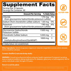 Doctor's Best Glucosamine Chondroitin MSM - Joint Health Support Supplement for Women & Men, Nutritional Support for Joint Strength, Hair, Skin, & Nails, Gluten Free, Non GMO - 240 Capsules