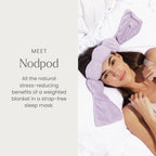 nodpod Patented Gentle Pressure Sleep Mask, Weighted Eye Mask