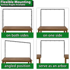 Over The Table Rod Stand with Clamps, Adjustable Metal Table Arch Stand