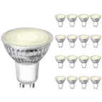 Sigalux GU10 LED Bulb 16 Pack, 3000K Warm White, 4.2W (50W Equivalent) Non-Dimmable, 350 Lumens, 35° Spotlight, MR16 GU10 Bulb Replacement for Track Lighting, Kitchen, Range Hood, Living Room