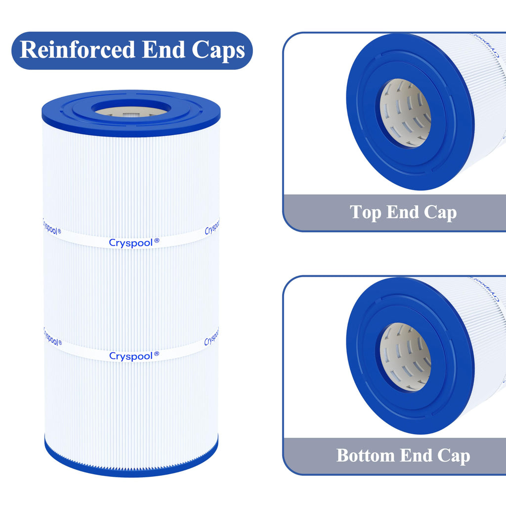 Cryspool® 08045 Filter Compatible with CX760RE, C751, Clearwater II 75, Pro Clean 75, PA76, C-8411, FC-1255, 75 Sq. Ft Pool Filter Cartridge, 1 Pack