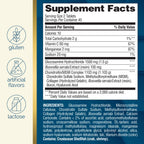 Nature's Wonder Triple Strength Glucosamine Chondroitin with MSM and Hyaluronic Acid and Boswellia for Joint Health, Supports Joint Flexibility and Mobility, 45 Day Supply, 90 Tablets (Pack of 2)