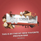 Power Crunch Protein Wafer Bars, High Protein Snacks with Delicious Taste, S'Mores, 1.4 Ounce (Pack of 24)