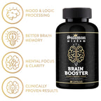 SOLOMON WISDOM Brain Booster – Nootropic Dietary Supplement for Memory Boost – 60 All-Natural Capsules to Enhance Focus & Improve Concentration & Clarity