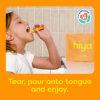 Hiya Kids Immune Support – Vitamin C, Elderberry & Beta Glucans for Ages 2+, Delicious Orange Flavor, 0g Sugar – 20 Stick Packs for Toddlers & Kids