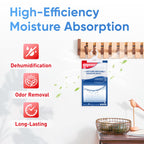 32 Pack Moisture Absorbers for Closet, 6.4OZ Hanging Closet Dehumidifier Bags, Hanging Humidity Absorber in Wardrobes, Kitchens and Bathrooms, Fragrance Free Portable Moisture bags