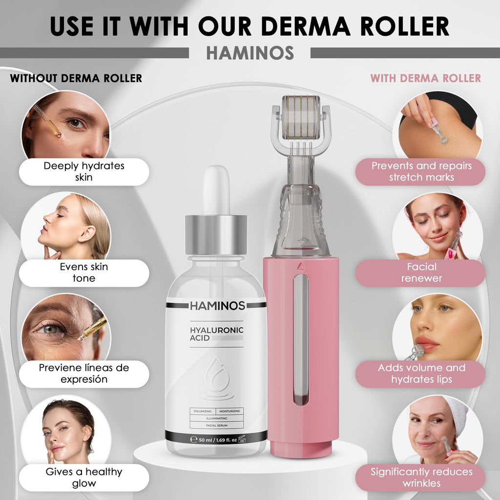 Hyaluronic Acid Serum with Niacinamide, Snail slime, collagen – Lip Plumper, Stretch Marks, Wrinkles, Fine Lines, Hydration - UNIQUE FORMULA (50 ml - 1.69 Fl Oz)