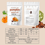 AOLBSPD Pumpkin Seed Oil Capsules with Saw Palmetto – 3000mg per Serving, 300 Softgels | Cold Pressed, Pure Virgin Oil | Supports Hair, Urinary, Bladder & Prostate Health | Non-GMO