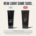 Cardon Men's Deep Pore Cleaning Clay Face Wash, 4x Better Than Charcoal, Oily, Acne-Prone Skin | Korean Premium Skin Care | Remove Face Oil & Dirt, (1 CT)