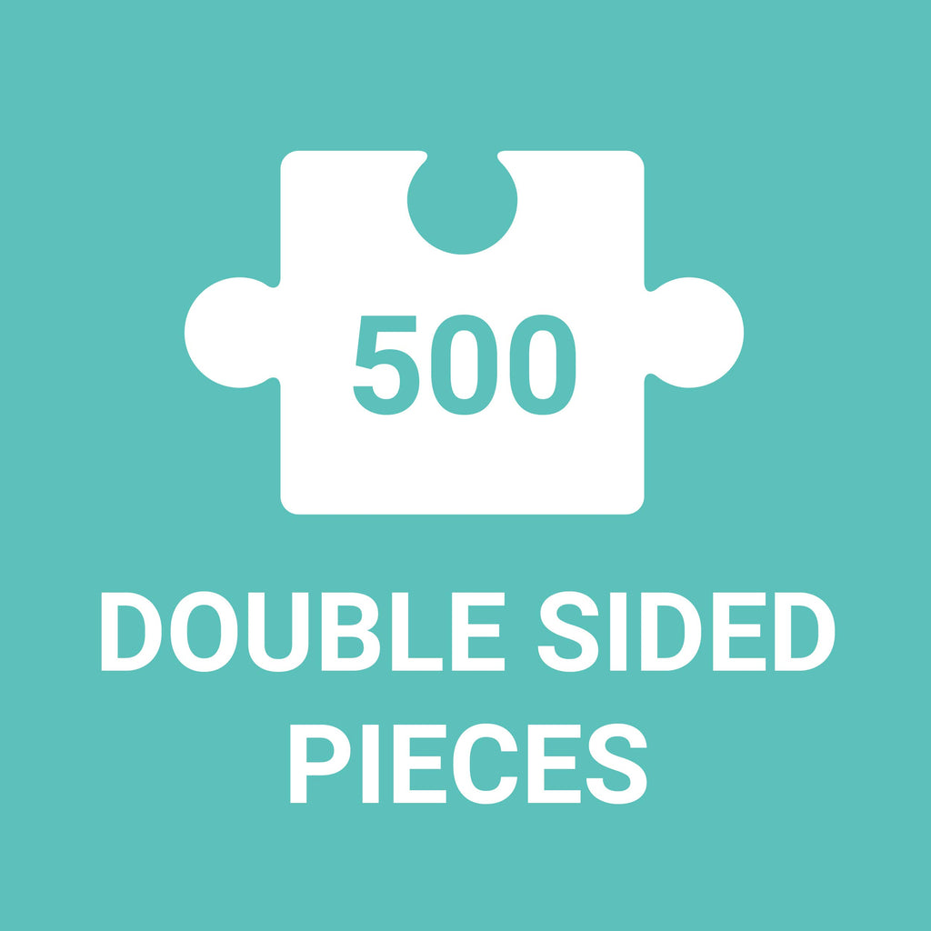 Gray Malin at The Parker Double-Sided Puzzle, 500 Pieces, 24” x 18” – Art Jigsaw Puzzle Featuring Malin’s Iconic Photography–Thick, Sturdy Pieces, Challenging Family Activity, Great Gift Idea